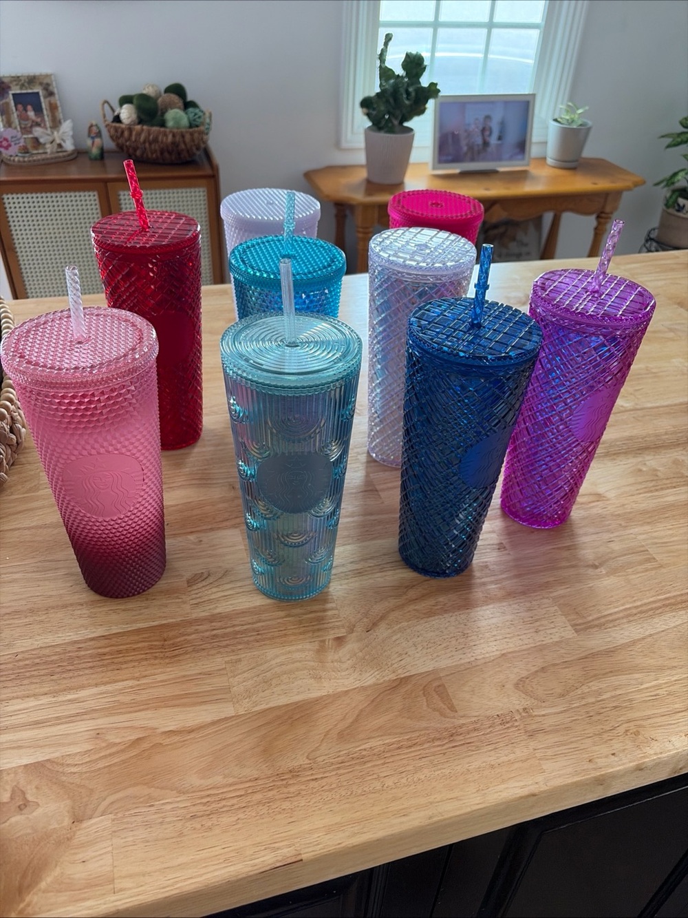 Starbucks Studded Tumbler Set in Pink, Red, Blue, Teal, Purple, Clear